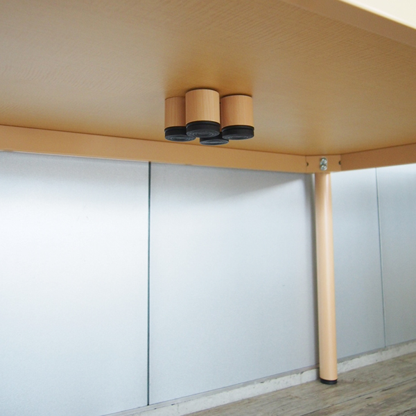 介護用テーブル W900xD900 ナチュラル RFKTB-0990NA | オフィス