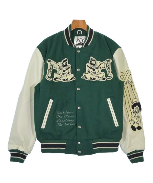 BASKETCASE（バスケットケース）スタジャン 緑 サイズ:S メンズ