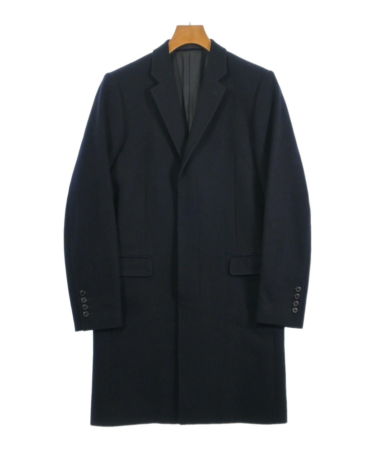 LAD MUSICIAN（ラッドミュージシャン）チェスターコート 紺 サイズ:42