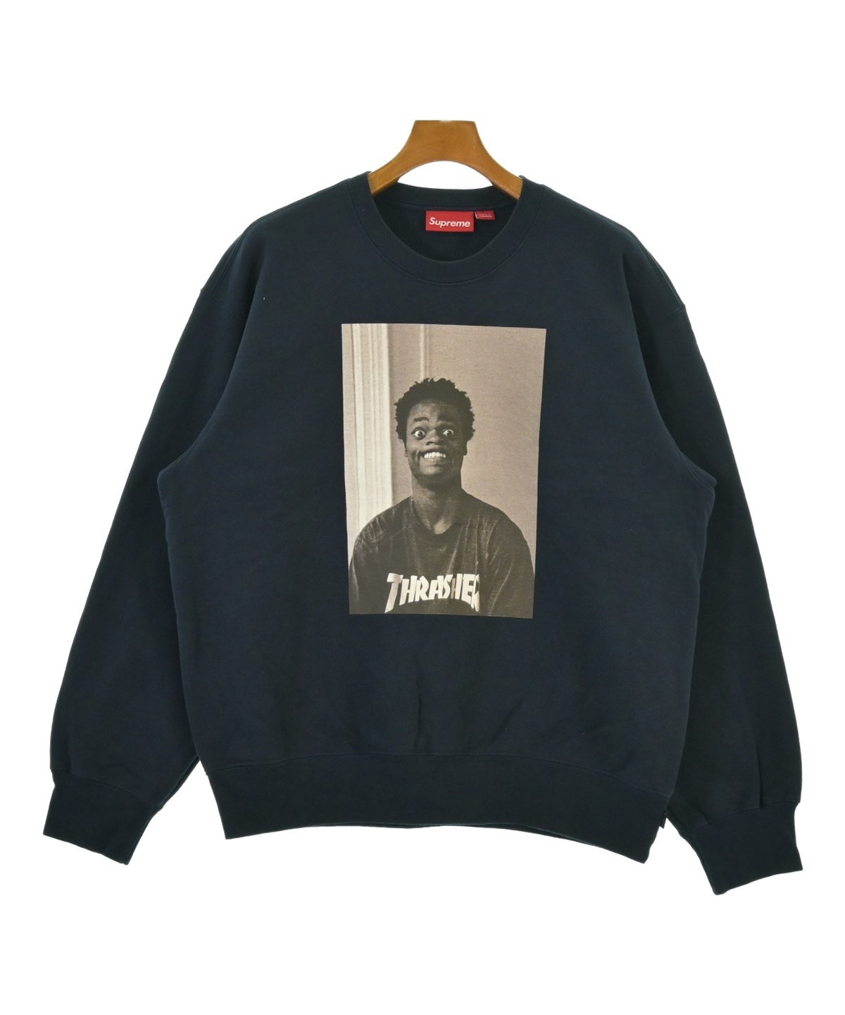 Supreme（シュプリーム）スウェット 紺 サイズ:M メンズ/2200659785077