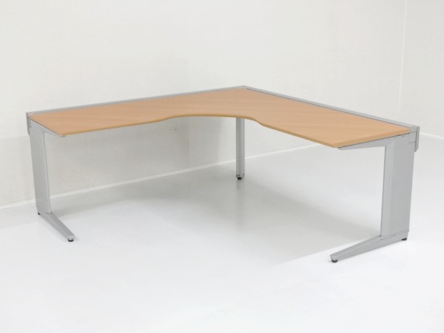 中古｜オカムラ｜プロステージ クレスト｜L型デスク・事務机・L字