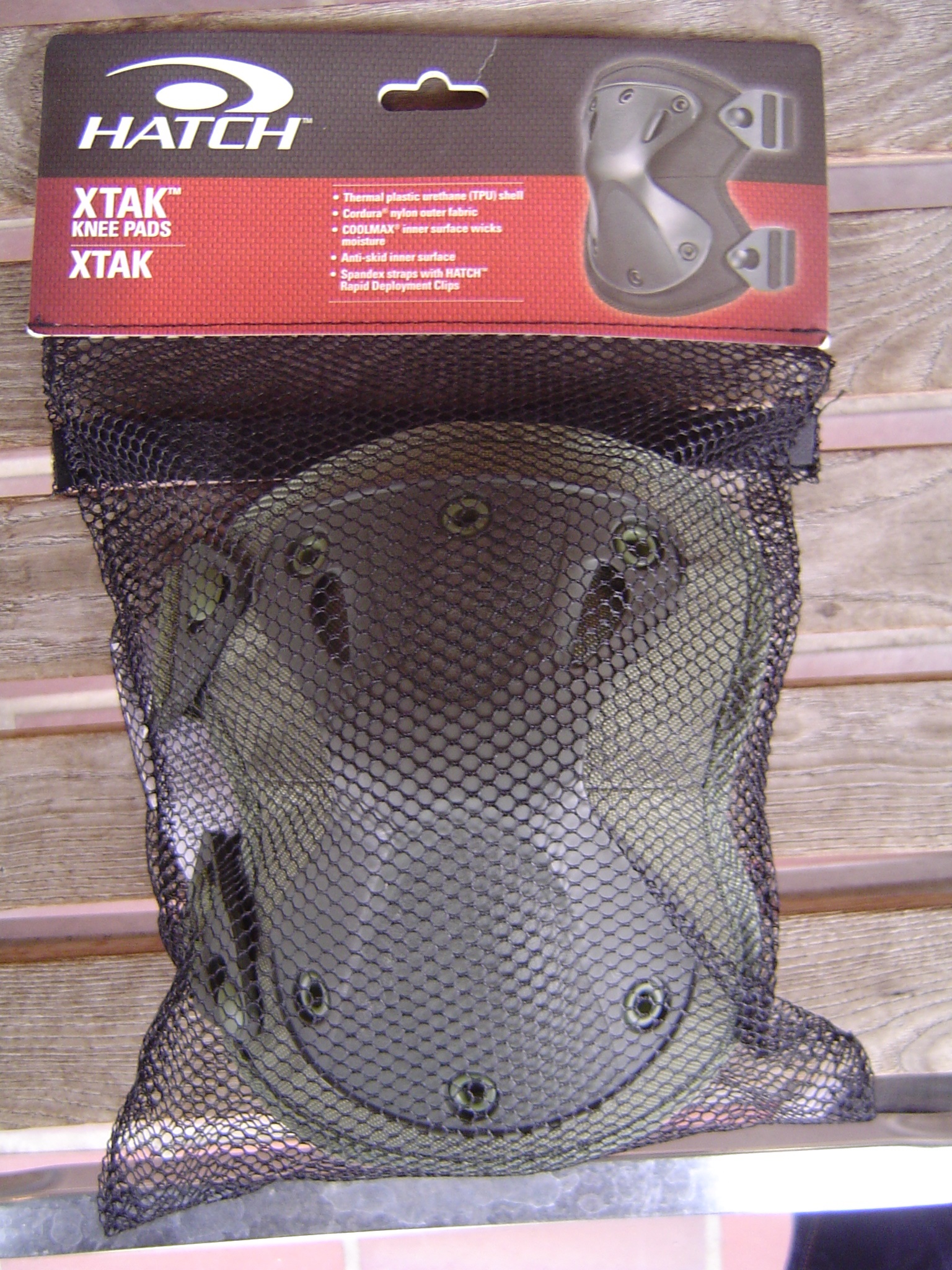 XTAK400ニーパッド(HATCH) ミリタリーグッズ、自衛隊グッズ、迷彩服の