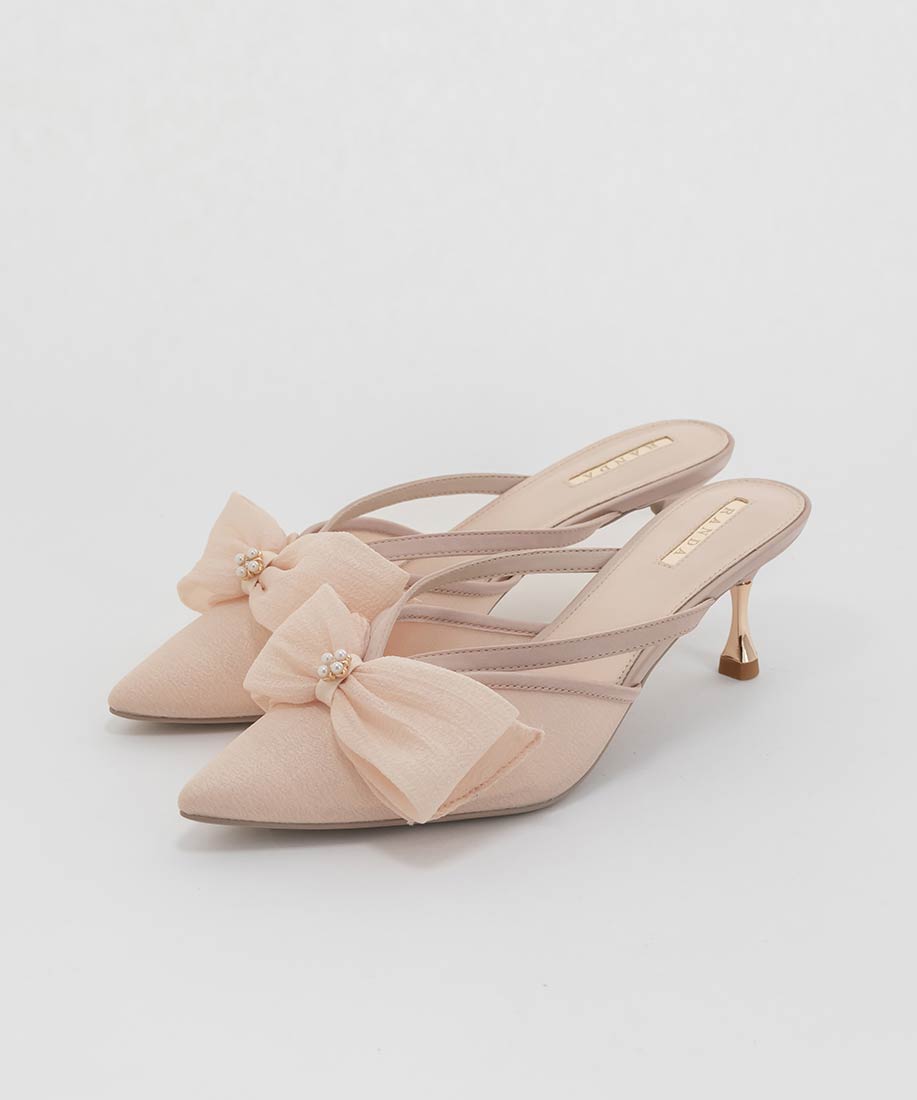 シアーリボンミュールパンプスRANDA公式サイト