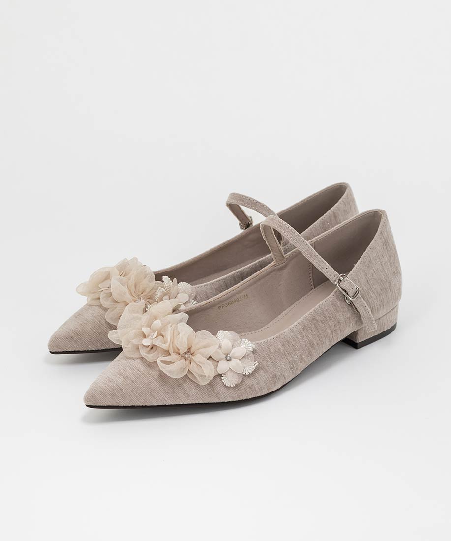 SALE】3DフラワーフラットパンプスRANDA公式サイト