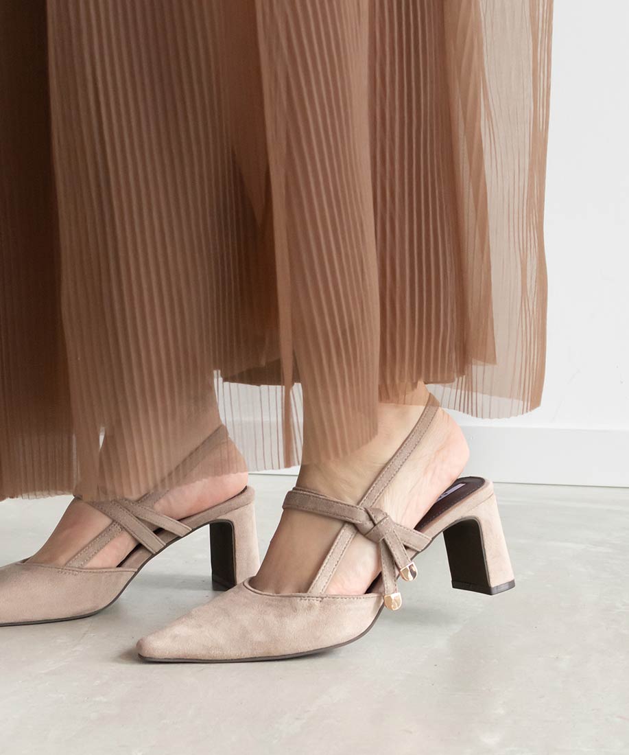 リボンモチーフストラップパンプスRANDA公式サイト