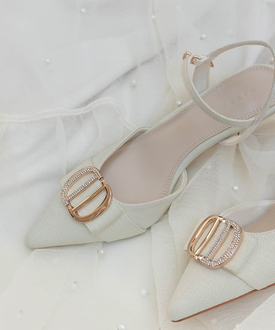 ビジューパーツストラップパンプスRANDA公式サイト