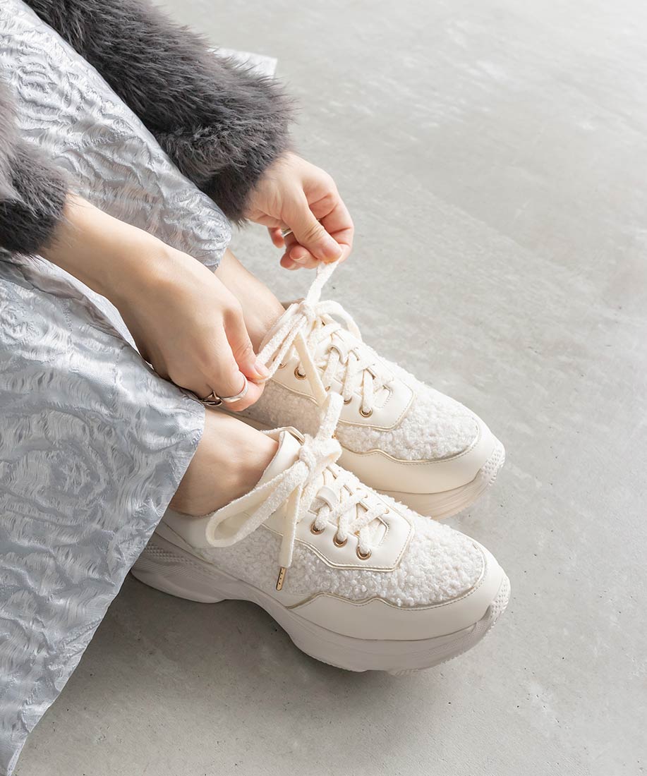 SALE】ボリュームソールボアスニーカーRANDA公式サイト