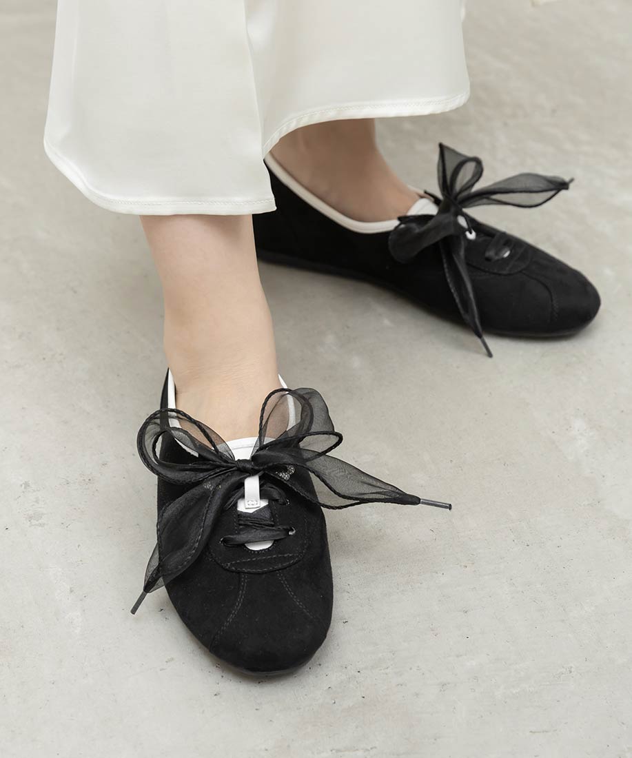 2WAY オーガンジーリボンフラットスニーカーRANDA公式サイト