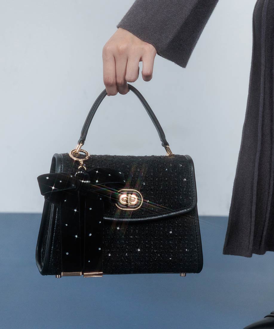 Holiday Collection】2WAY リボンチャームハンドバッグRANDA公式サイト