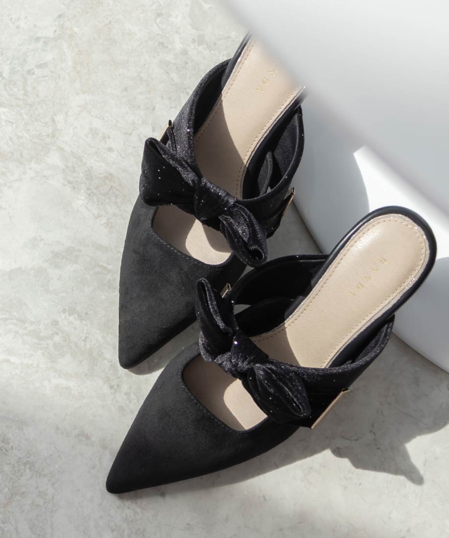 ROCHAS リボンベロアミュール 37 ROCHAS リボンベロアミュール 37 楽天