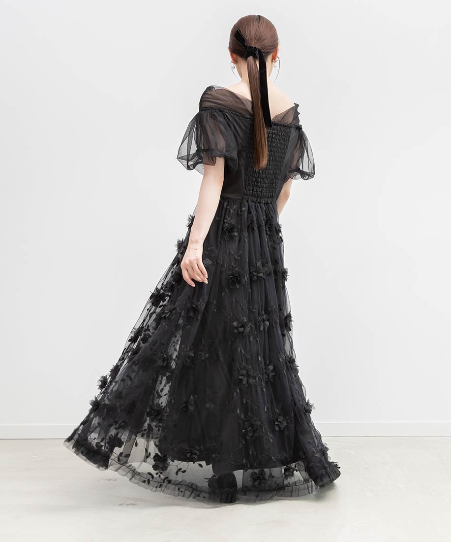 SALE】3Dフラワー刺繍オフショルワンピースRANDA公式サイト