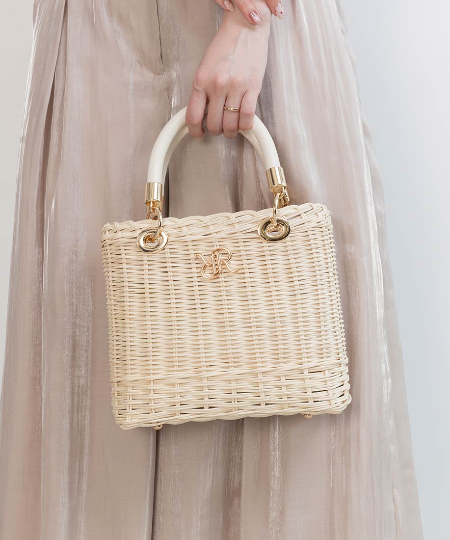 2WAY ラタンスクエアハンドバッグRANDA公式サイト