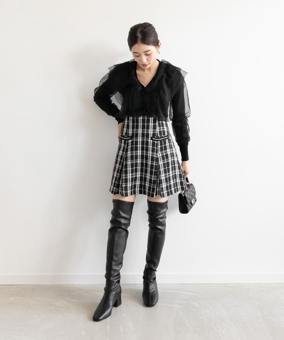 SALE】晴雨兼用 ストレッチニーハイブーツ｜RANDA公式サイト