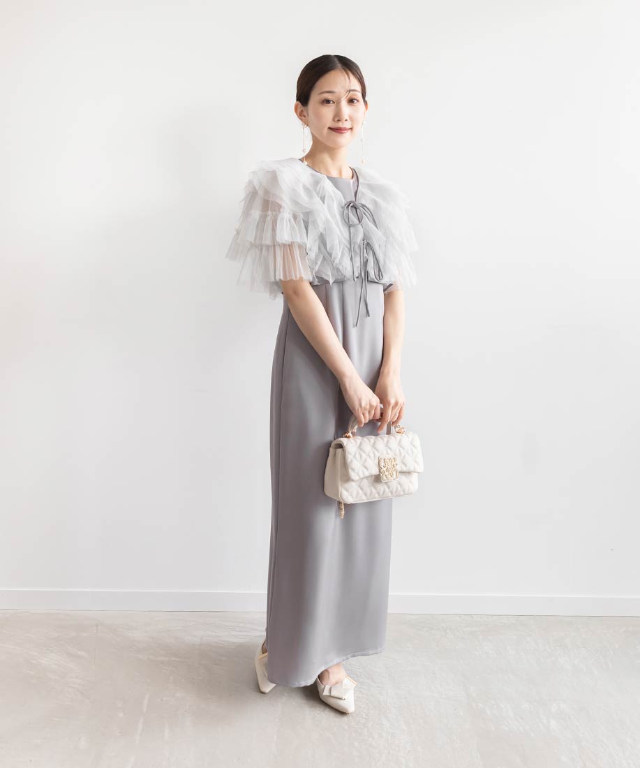 SALE】チュールフリルボレロセットワンピースRANDA公式サイト