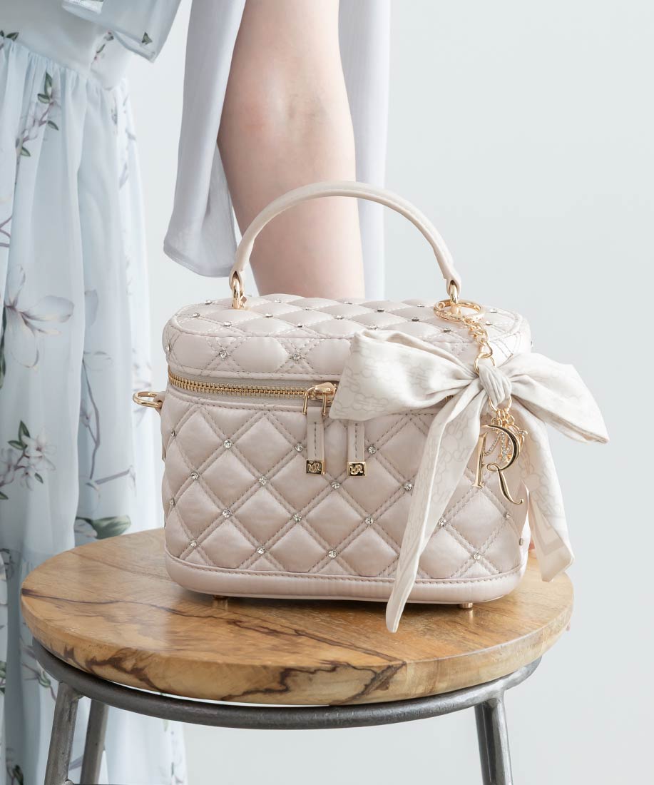 2WAY リボンチャームキルティングバニティバッグRANDA公式サイト