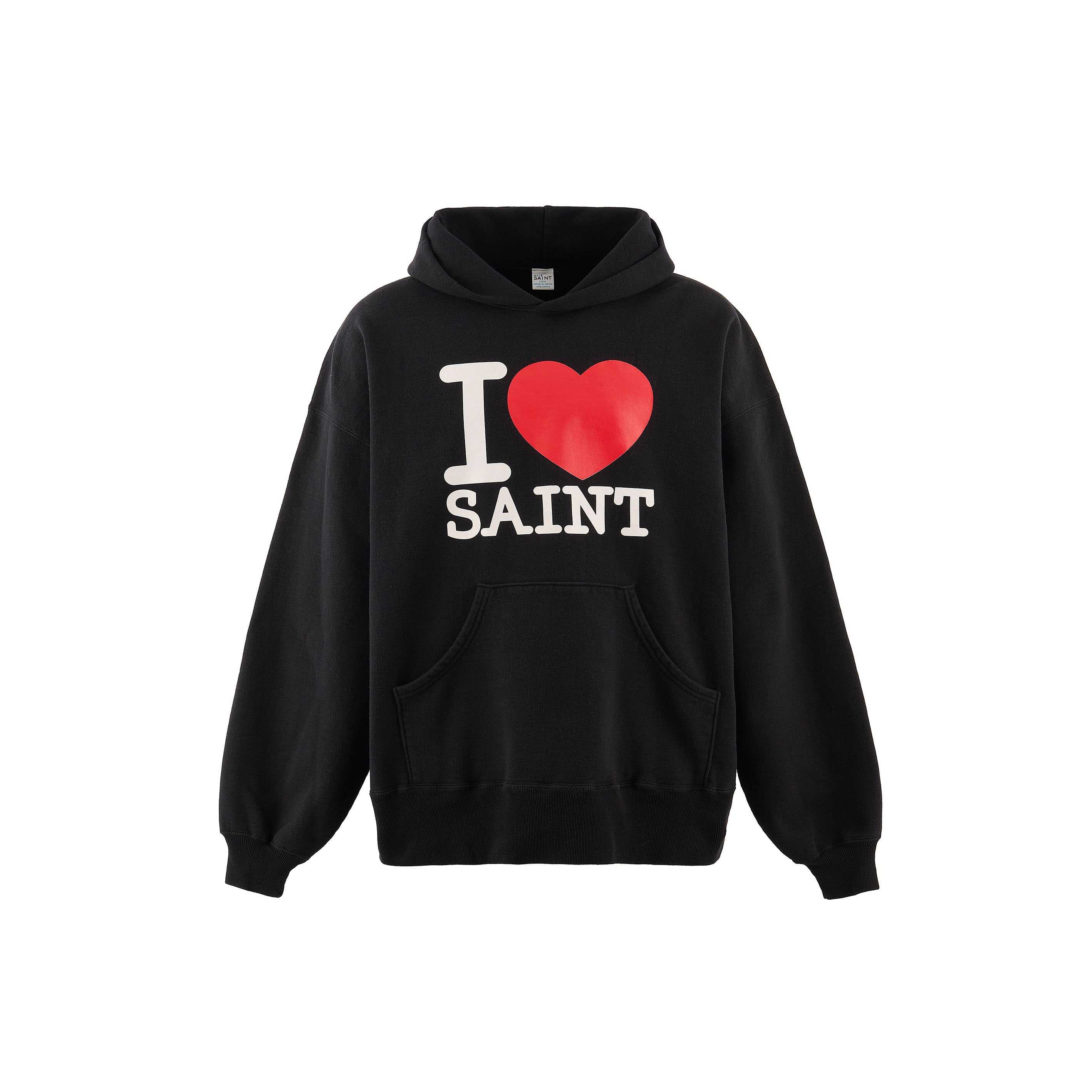 SAINT Mxxxxxx]HOODIE/I LOVE SAINT/BLACK(SM-MK8-0000-057) – R&Co.
