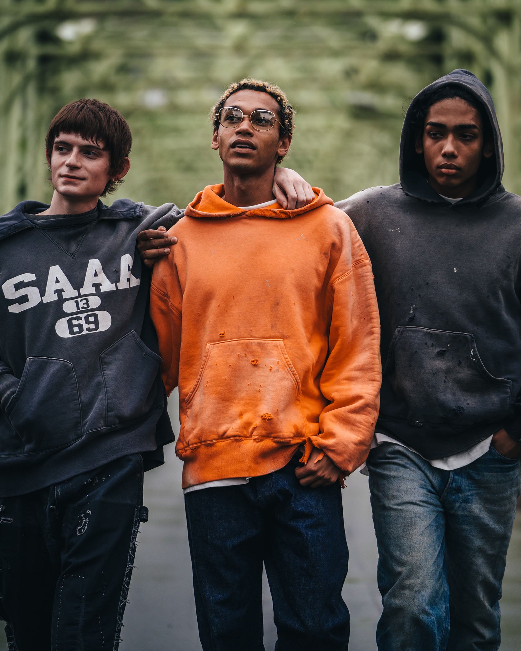 SAINT Mxxxxxx]BB_DBL FACE HOODIE/SAINT/ORANGE(SM-HR1-0000-C57) – R&Co.