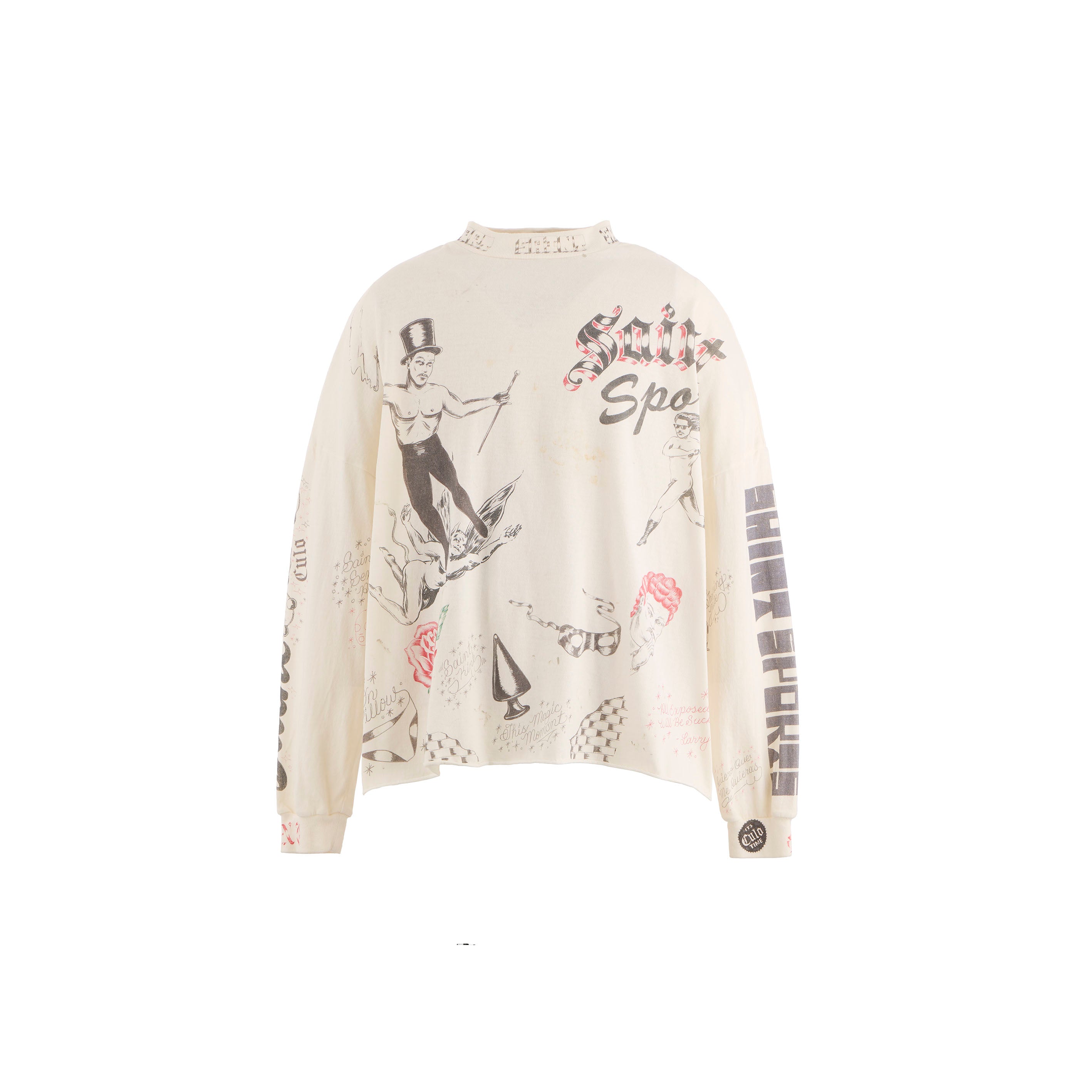 SAINT Mxxxxxx]ALX_LS TEE/DRAWING/WHITE(SM-HR1-0000-C30) – R&Co.