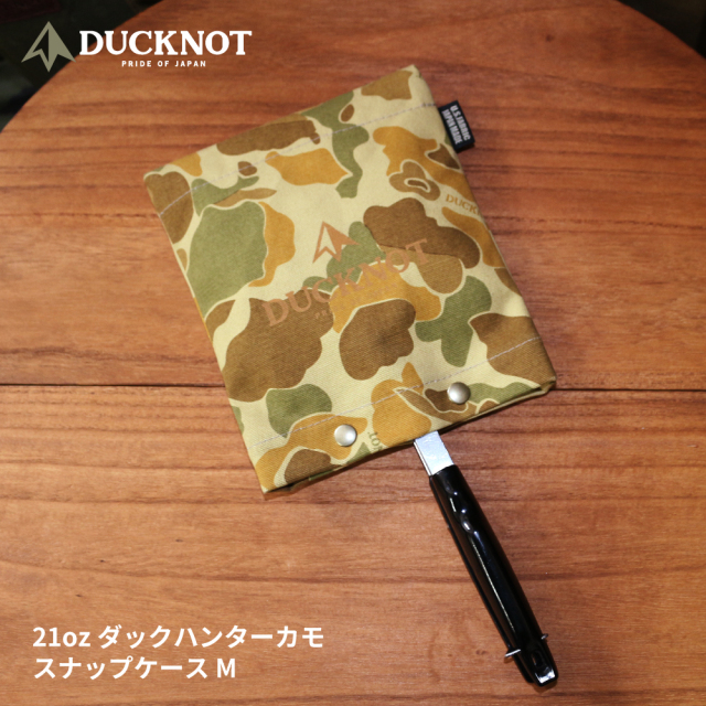 送料無料＞ DUCKNOT 21ozダックハンターカモ スナップケースM