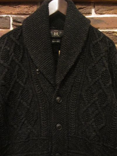 RRL等の通販サイト【RHYTHM】RRL(ダブルアールエル) SHAWL COLLAR KNIT