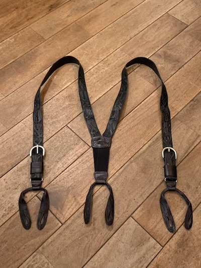 RRL等の通販サイト【RHYTHM】RRL(ダブルアールエル) LEATHER SUSPENDER
