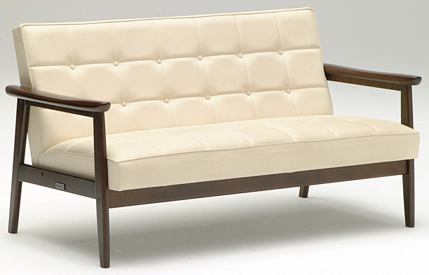 カリモク60 » Kチェア 2シーター スタンダードアイボリー ++ A Non