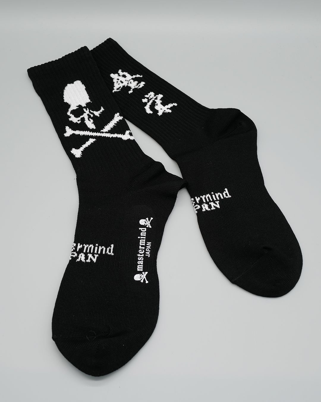 mastermind JAPAN - 【mastermind JAPAN】 STITCH CREW SOCKS BLACK