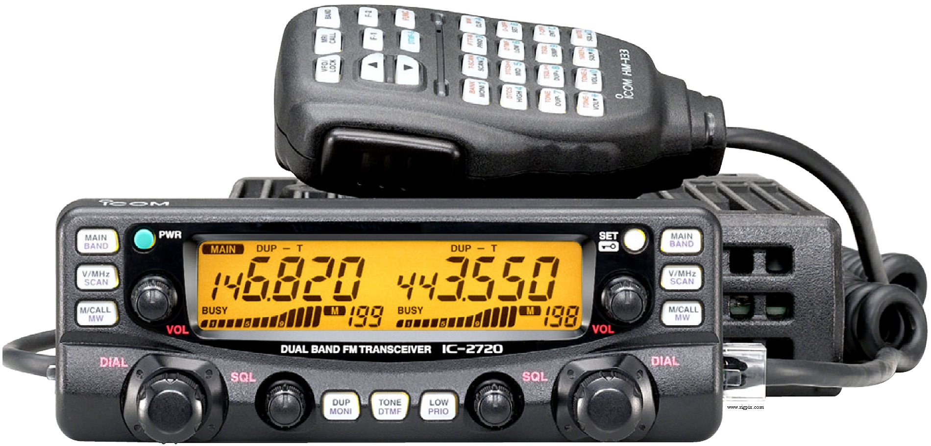 Icom IC-2720 & Alinco DT-840M セット