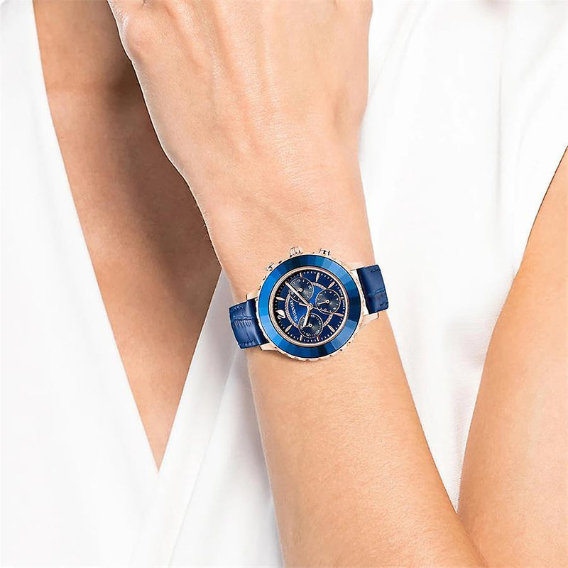 Swarovski Watch Octea Lux Chrono Blue