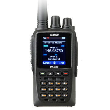 Alinco DJ-MD5XLT Dual Band DMR VHF UHF HT with GPS
