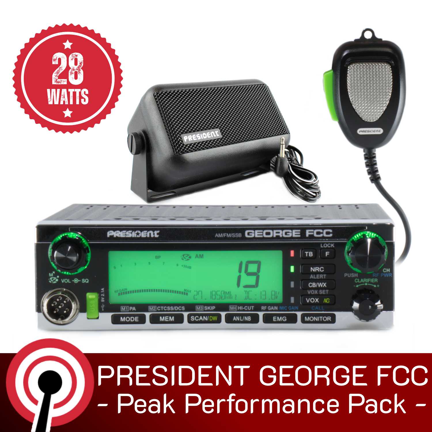 President George CB Radio - Peak Performance Package