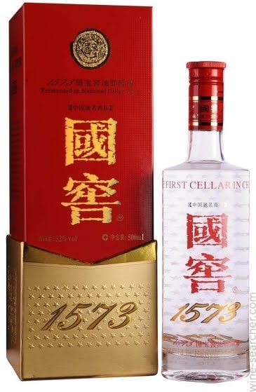 Luzhou Laojiao Guo Jiao - National Cellar 1573 Baijiu, China