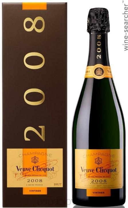 2008 Veuve Clicquot Ponsardin Vintage Brut, Champagne, France