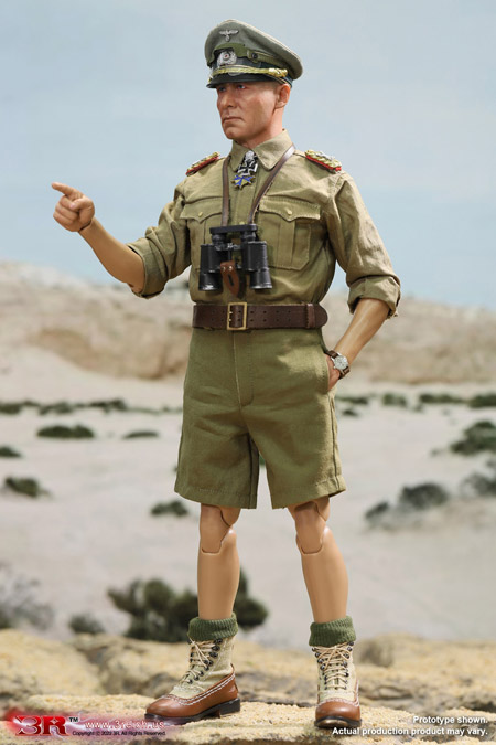 3R】GM651 WW2 Erwin Rommel-Desert Fox General Field Marshal of