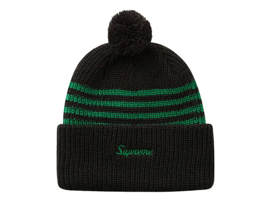 Supreme - Striped Loose Gauge Beanie - UG.SHAFT