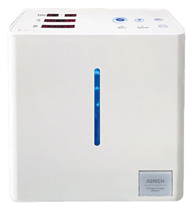 1台で水素/酸素/水素酸素混合ガス3種のセレクト吸引と、2ポート発生口1