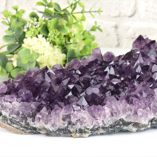 大きめサイズ アメジストクラスター 原石 ブラジル産｜アップストーン