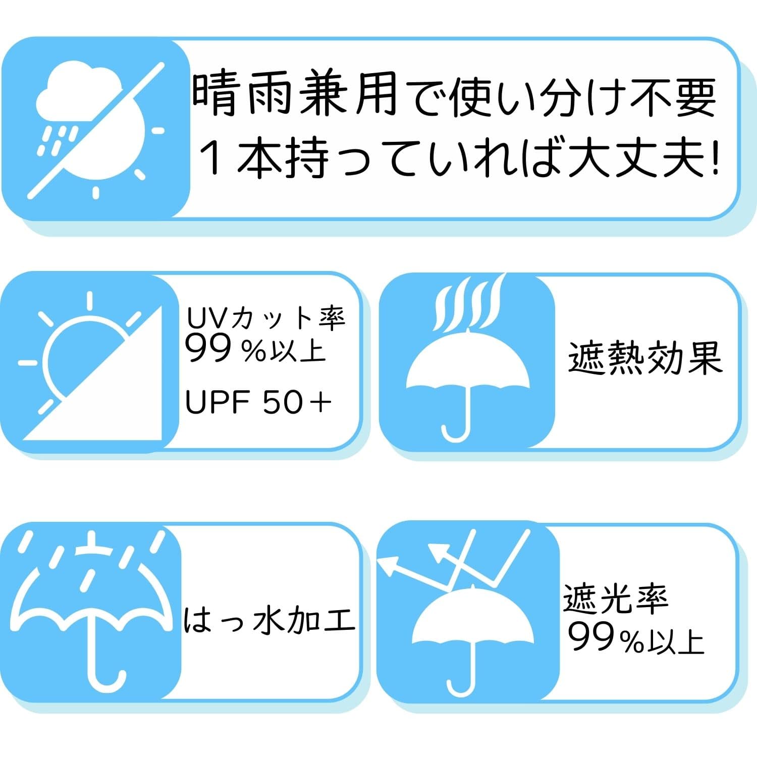キッズ晴雨兼用 長傘 ネイビー |【トンボ公式オンラインモール】