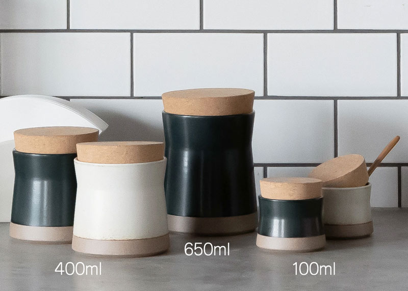 KINTO キントー セラミックラボ キャニスター 400ml ホワイト CLK-211