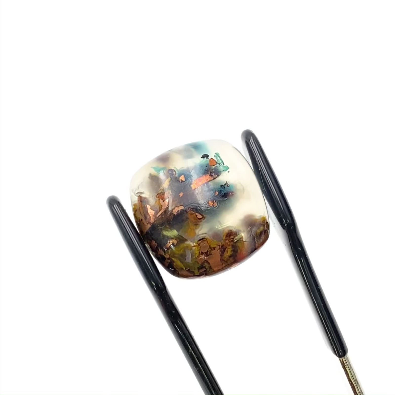 コッパークリソコラインカルセドニー インドネシア産 13.92ct / 14.9