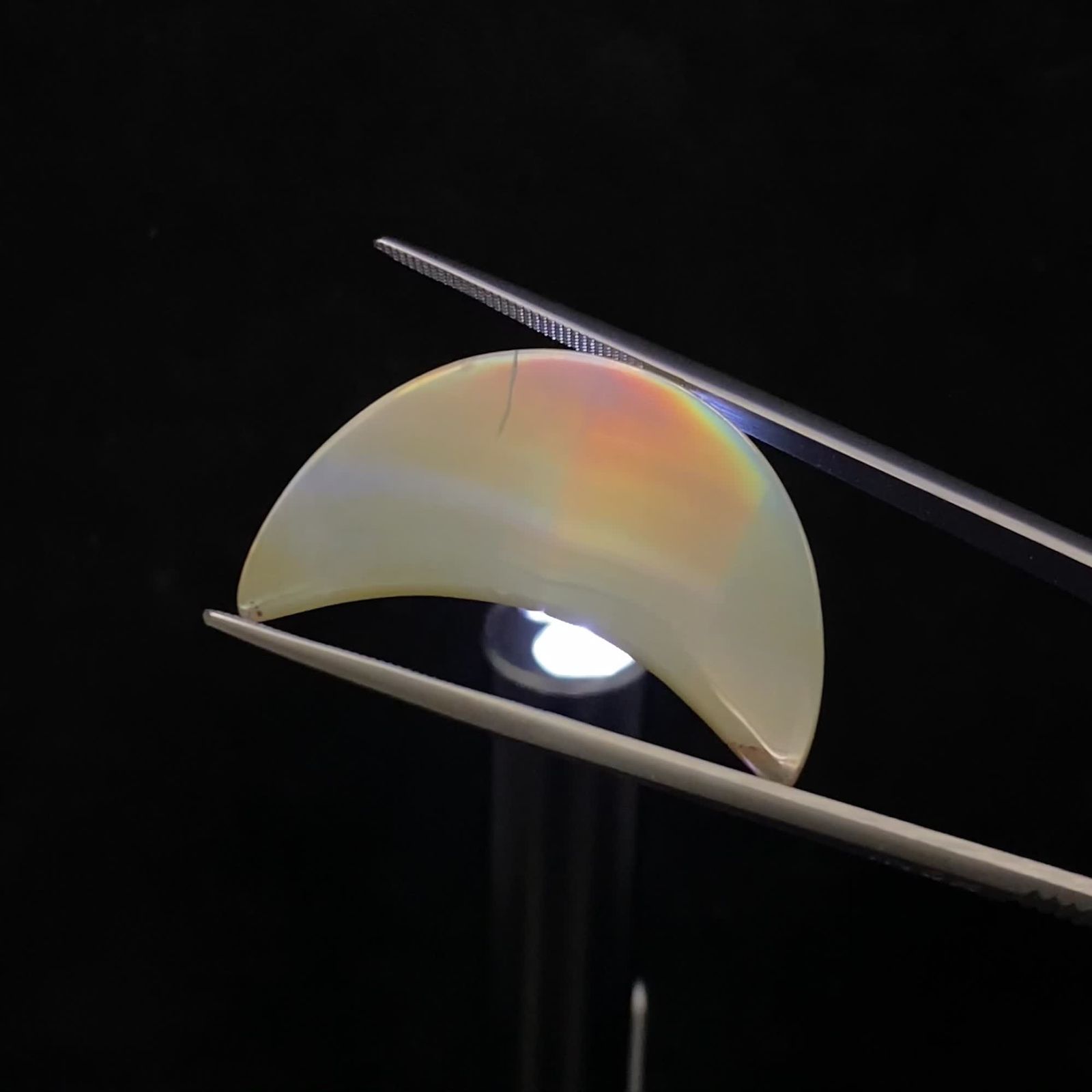 ◇カスタムカット◇アイリスアゲート(月) スライス インドネシア