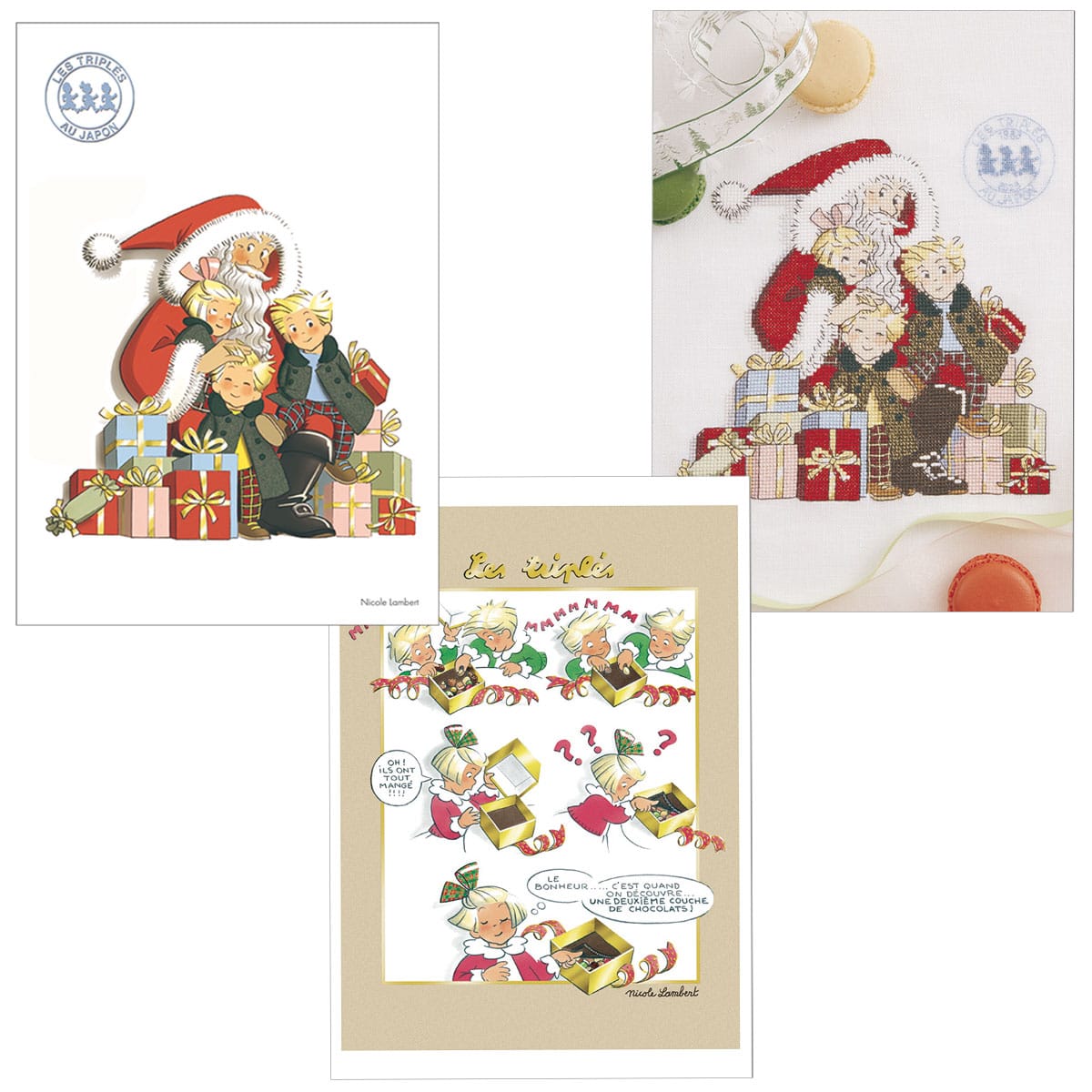 Les triple パリのみつごちゃん オリジナルポストカード12枚セット