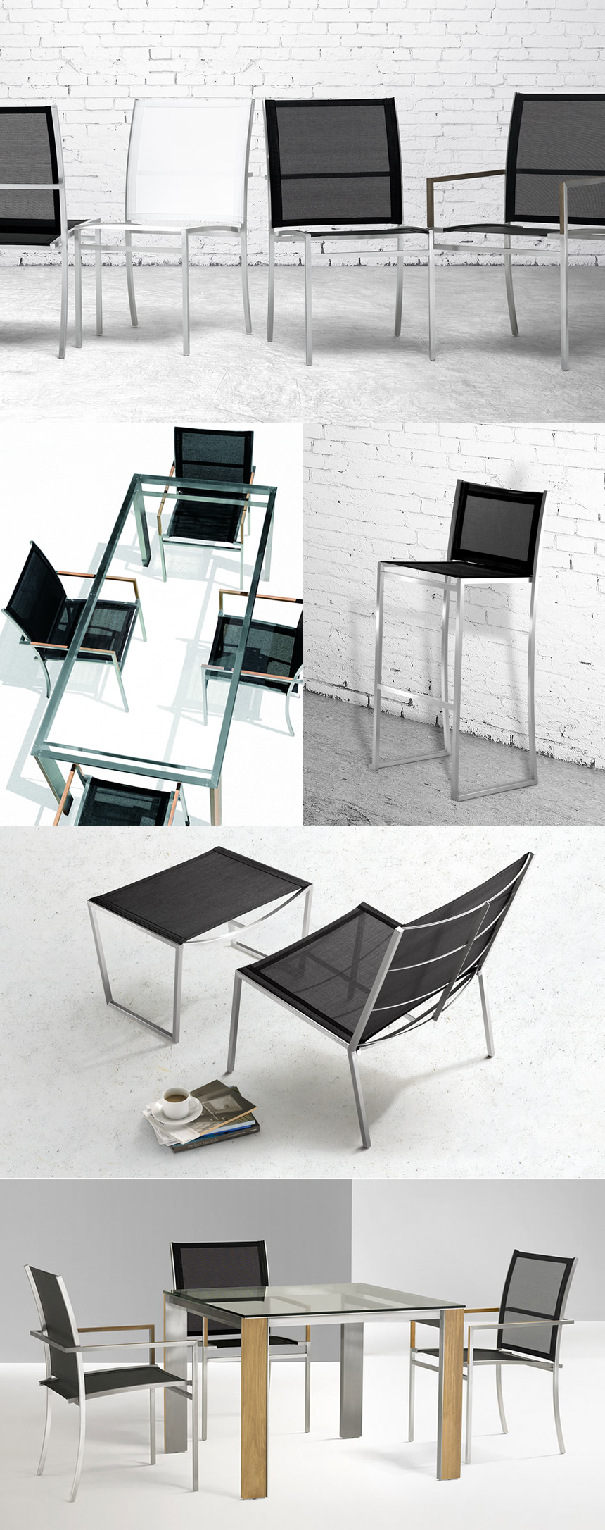 トロイ スクエアダイニングテーブル（強化ガラス天板） （TROY