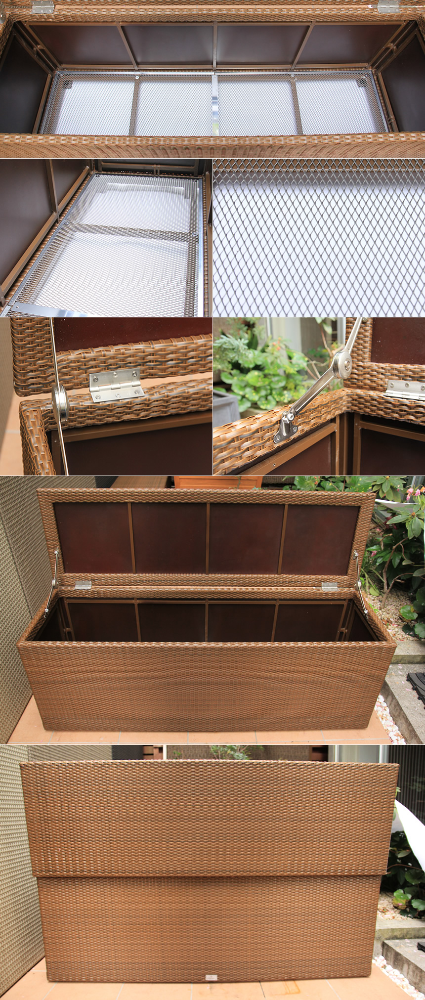 デュラウェララタンの収納ボックスベンチ（BOX-BENCH） | GISELE