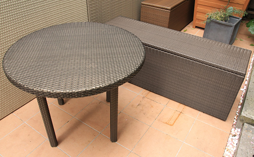 デュラウェララタンの収納ボックスベンチ（BOX-BENCH） | GISELE