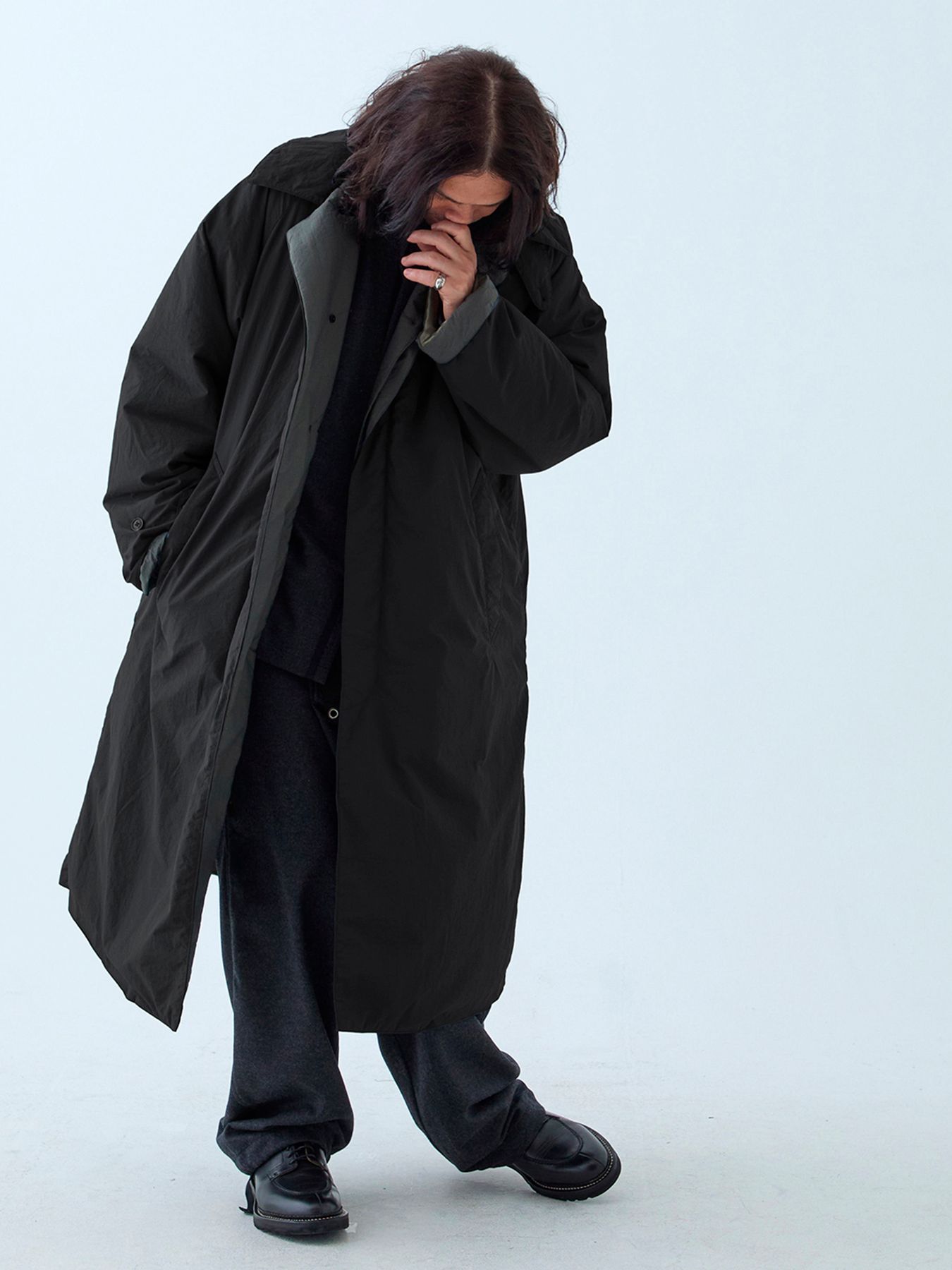 EGO TRIPPING - AIRVALM / バルマカンコート / ブラック | BRYAN