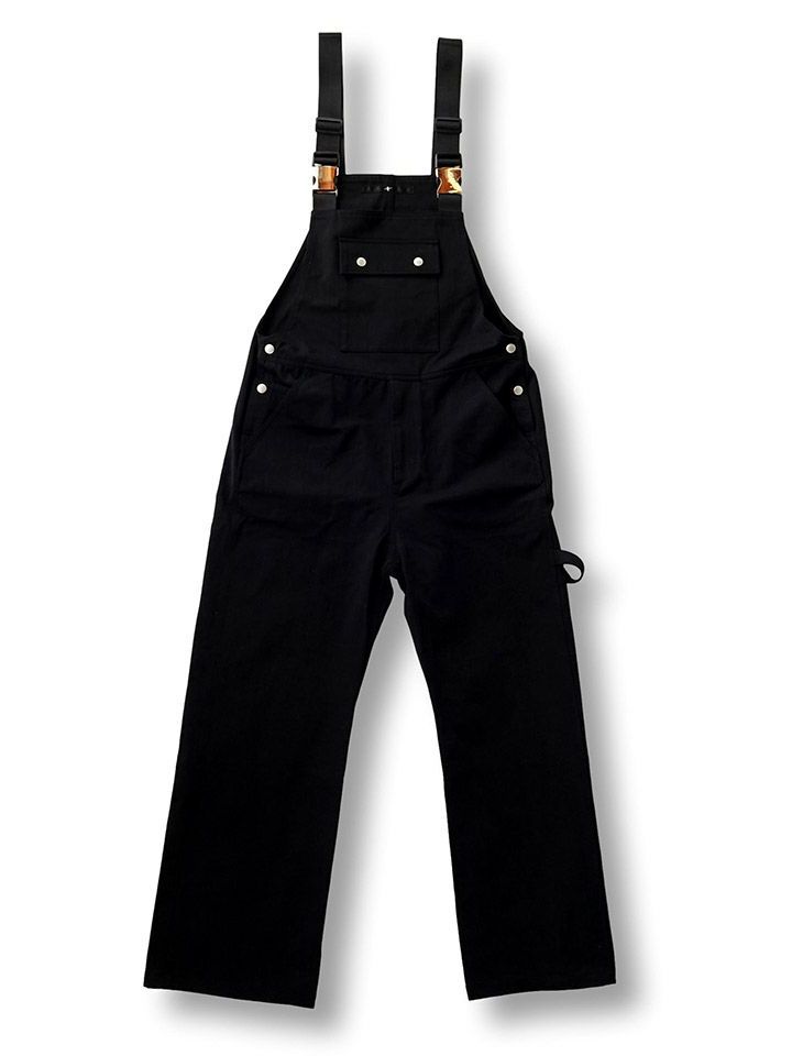 NO ID. - オーバーオール / ブラック | BRYAN