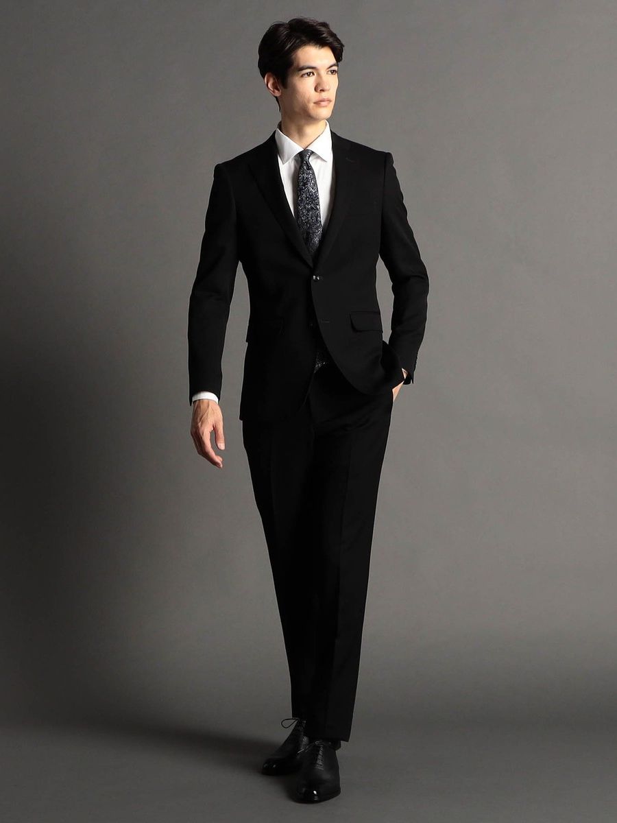 NICOLE - SUPER BLACK フォーマル対応スーツ / ブラック 【MONSIEUR