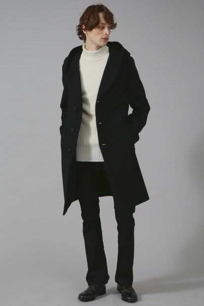 5351 POUR LES HOMMES - フーディー コート / ブラック 【5351