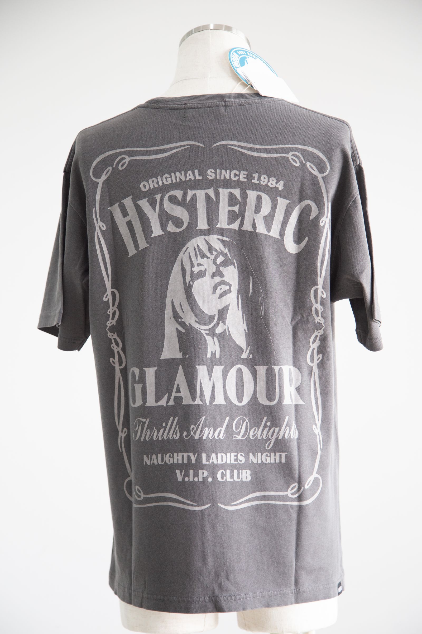 HYSTERIC GLAMOUR - WHISKY WOMAN Tシャツ / ブラック | Tempt